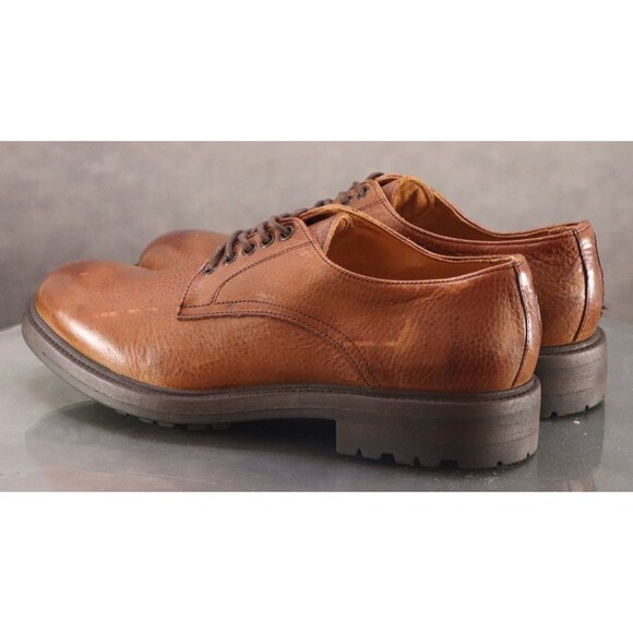 Barney's New York Vintage Men's Oxfords Dress Shoes Size 11 M Pebbled Leather - Picture 6 of 12
